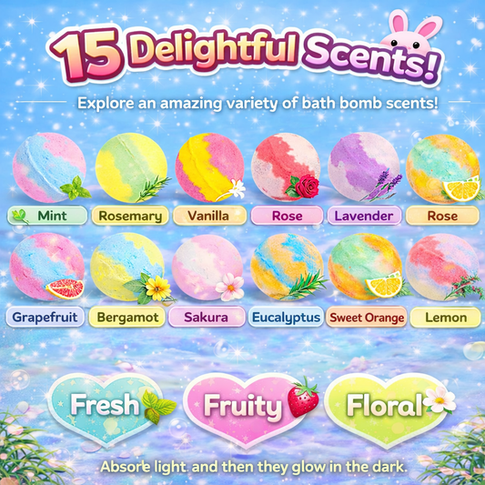 15 Piece - Kid's bath bomb
